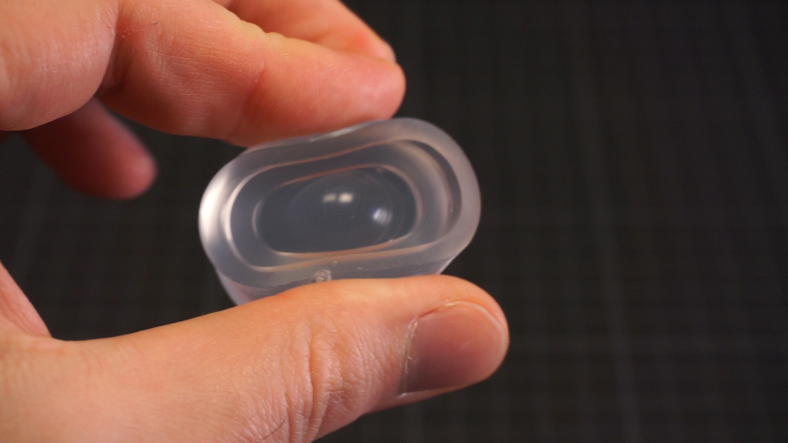 compressed flexible lens