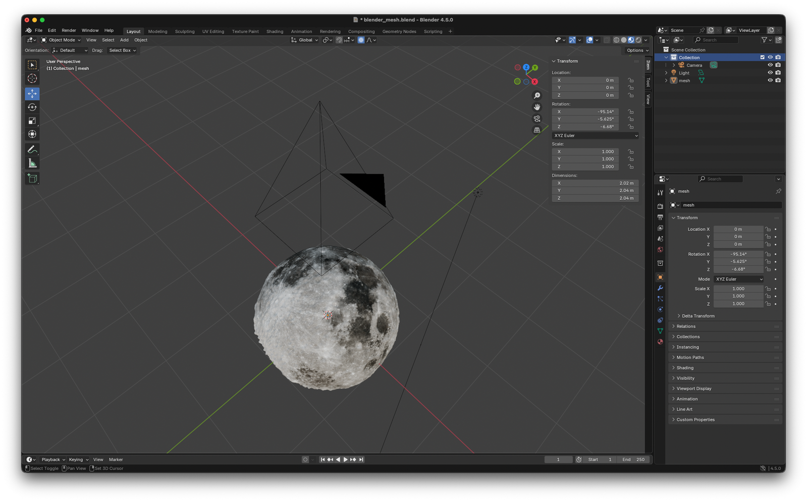 Blender screenshot